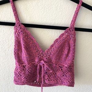 Crochet crop top